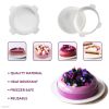 3d Maker Silicone Cake Molds Round Silicone Mold Cake Chiffon Pan Cheesecake Baking Mold Circle Maker Ice Cream Maker Round Silicone Molds for Baking